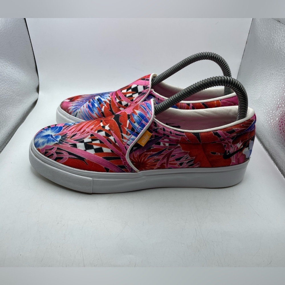 Vans Court Royale Hawaiian pink floral women’s Slip-On Sneakers size 7